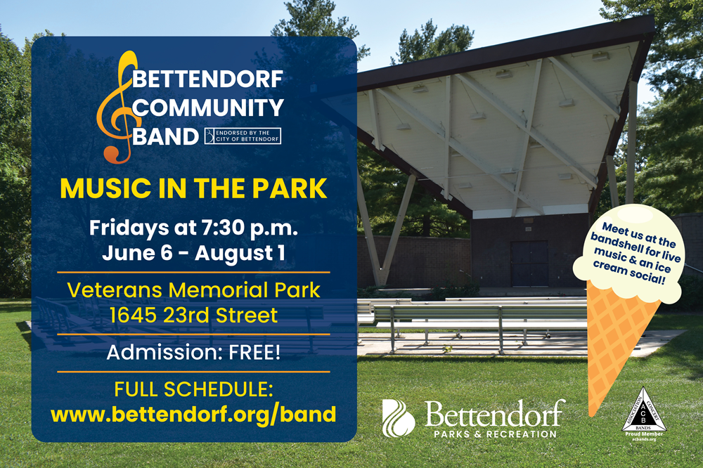 2025 Bettendorf Community Band Summer Concert Series