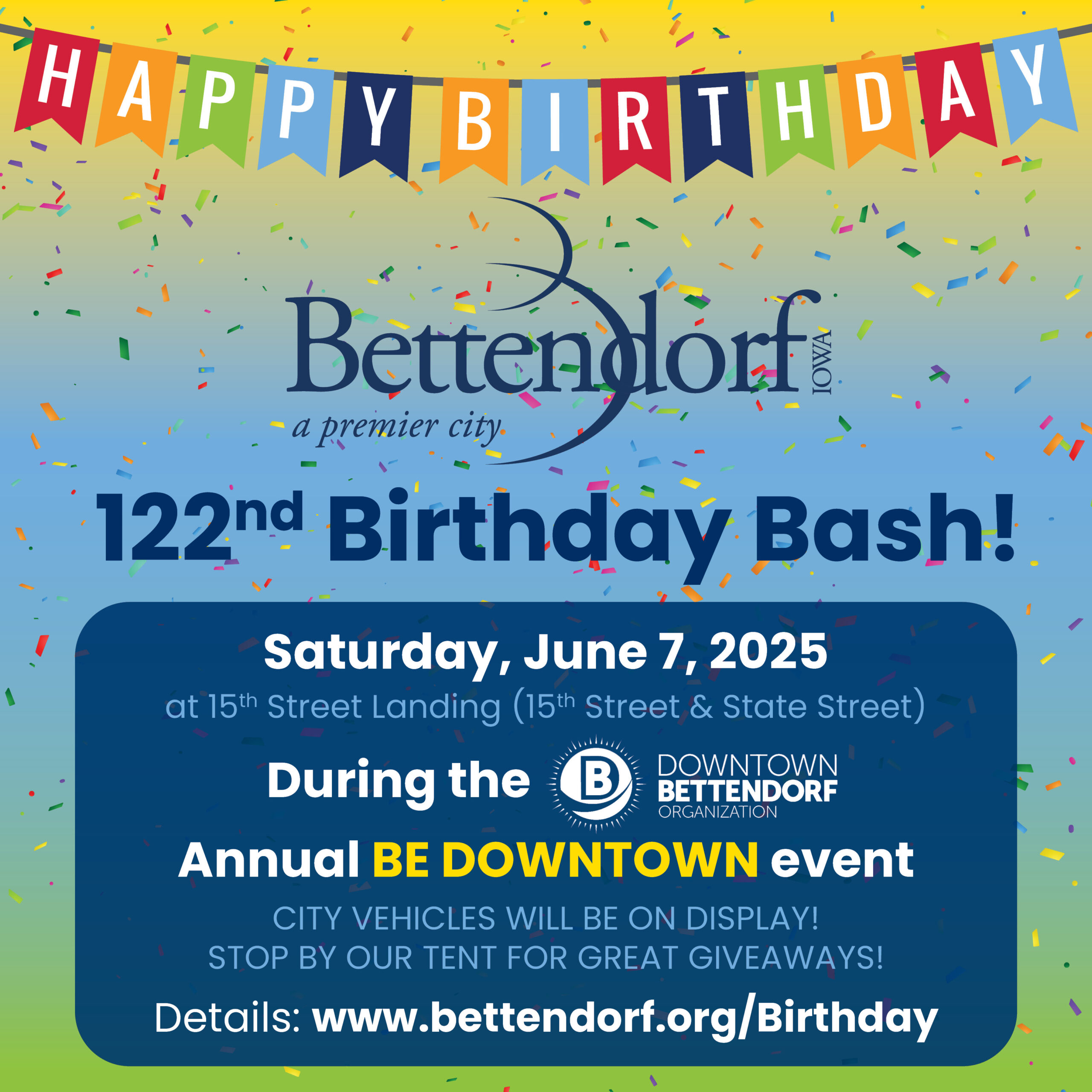 Birthday Bash 2025 – social graphic