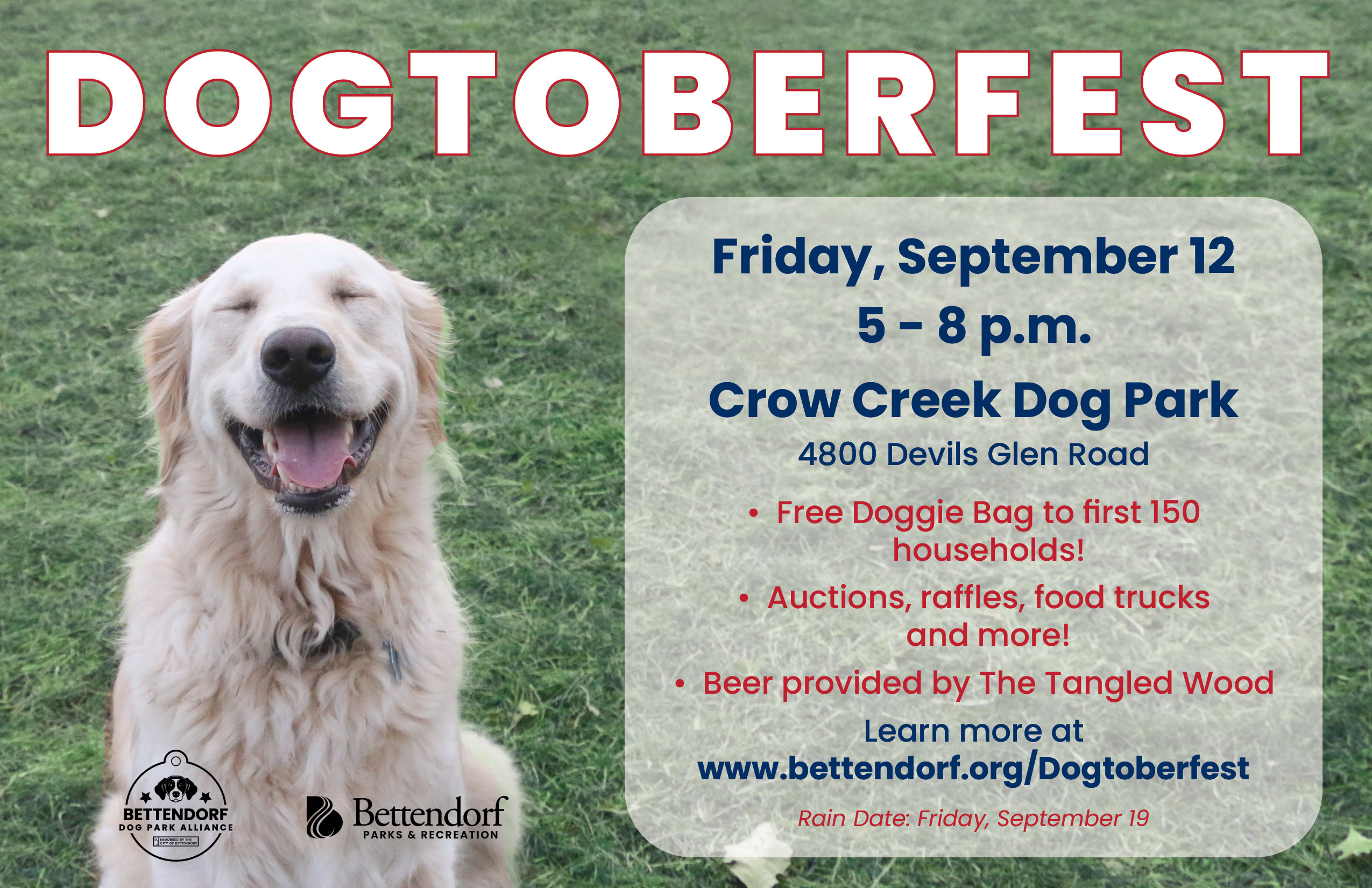 Bettendorf Dog Park Alliance Dogtoberfest!
